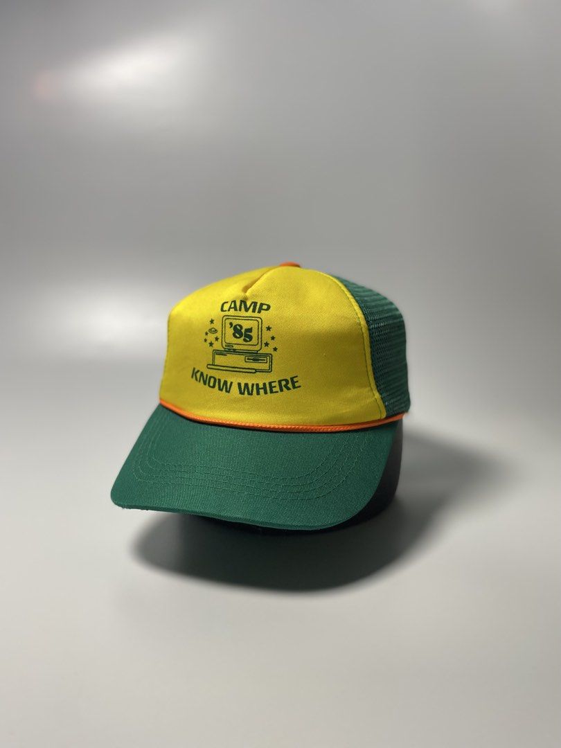 Stranger Things Trucker Cap (Category: Caps & Hats) located in Bago City. Submitted by johnpaul_gidlayan (Listing ID 1466885807, Image 1). Description: Stranger Things Trucker Cap Item Details Size: One size fits all Condition: Exceelny condition (needwash) Color Rate: 9.5/10 Flaws: None (Item color vary due to lighting) — Price: 550+sf.