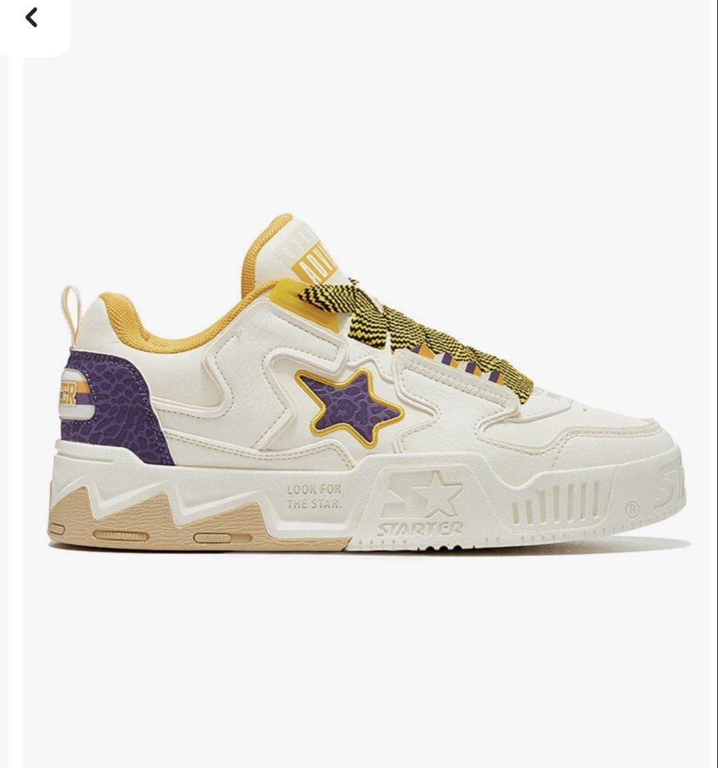 St*rter chunky sneakers (Category: Sneakers) located in Manila. Submitted by paulovenegaskalakal2020 (Listing ID 1466887784, Image 2). Description: For sale! Kalakal St*rter chunky sneakers Los Angeles Lakers colorway With box & hangtag MENS 11 WOMENS 12.5 Minimal dirt Sign of usage Good as new Crispy Clean- Ready to use MINE 4,550 +sf.