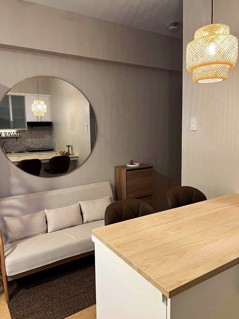 Studio FOR RENT in Morgan Residences Tower 2 (Category: Apartments & Condos) located in Taguig. Submitted by louie.catandijan (Listing ID 1466970733, Image 3). Description: ₱27,000/month A fully furnished studio on the 4th floor in Morgan Residences Tower 2, McKinley Hill, Taguig City. Great location, ready to view. Fully Furnished · 25 sqm · 4th Floor · Terms: 2+2 🛋️ Inclusions: Bed with mattress, Sofa, Dining table & chairs, TV, Aircon, Refrig