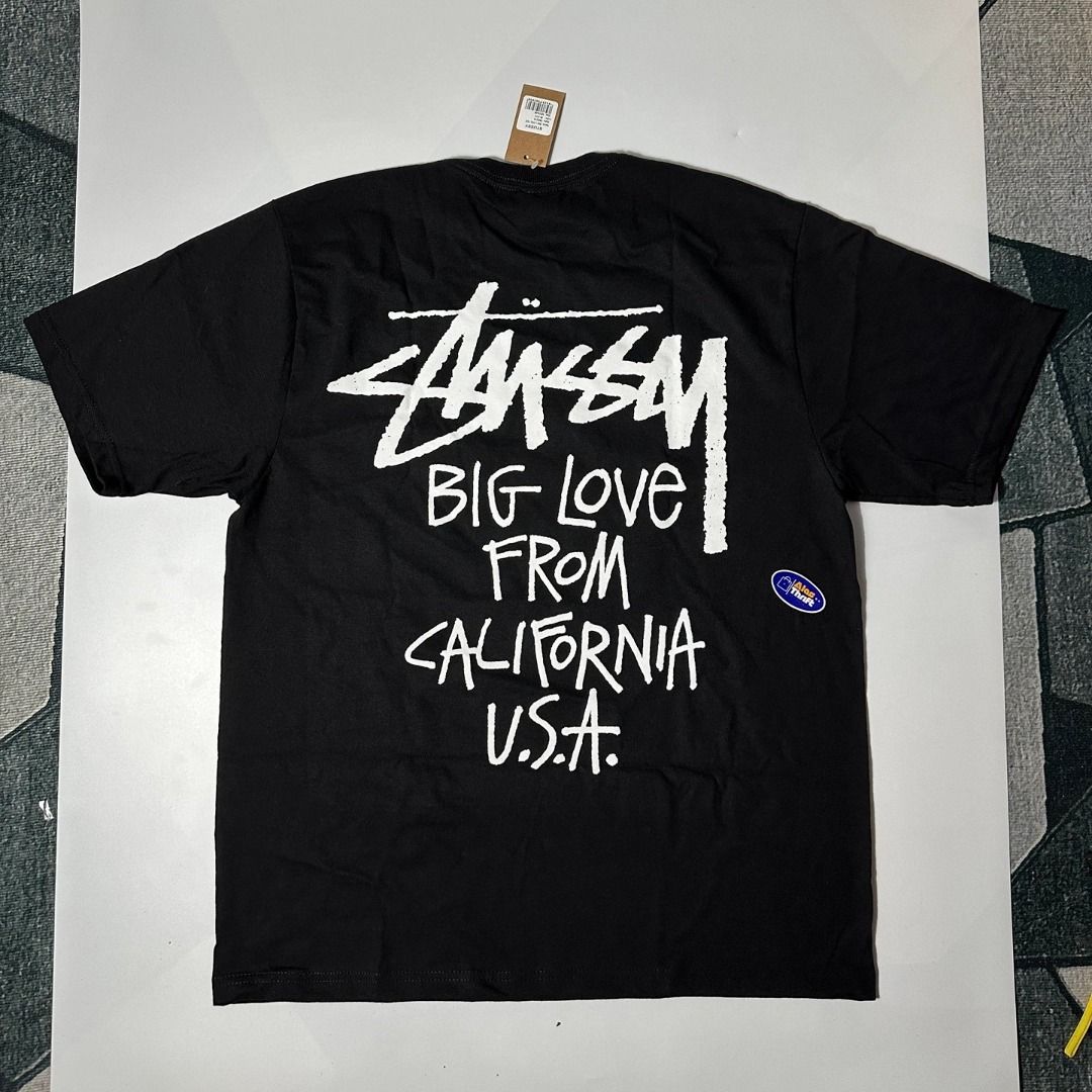 STUSSY BIG LOVE TEE - BLACK (Category: Tshirts & Polo Shirts ) located in Davao. Submitted by alasthrifts (Listing ID 1466913915, Image 1). Description: 📦STUSSY BIG LOVE TEE - BLACK (DEAD STOCK) 🇺🇸 Direct from USA - 100% Authentic & Brand New Available Size/s: MEDIUM / LARGE / XL 🛒 Ready to order? Simply send us a message. ❇️ Prices are subject to change without prior notice. Make sure to secure one. ❇️ Disclaimer: We are not affiliated with 