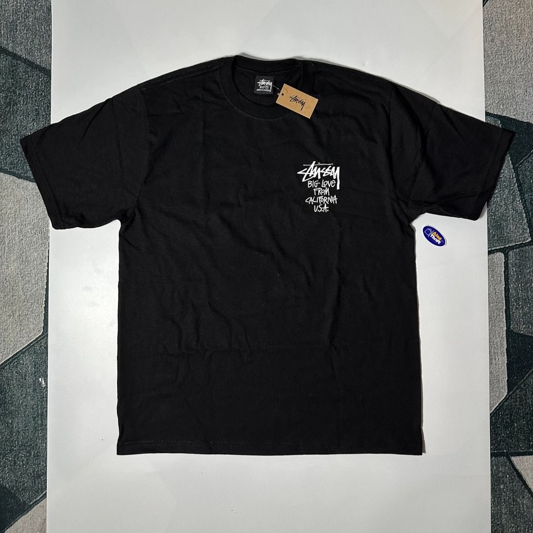 STUSSY BIG LOVE TEE - BLACK (Category: Tshirts & Polo Shirts ) located in Davao. Submitted by alasthrifts (Listing ID 1466913915, Image 3). Description: 📦STUSSY BIG LOVE TEE - BLACK (DEAD STOCK) 🇺🇸 Direct from USA - 100% Authentic & Brand New Available Size/s: MEDIUM / LARGE / XL 🛒 Ready to order? Simply send us a message. ❇️ Prices are subject to change without prior notice. Make sure to secure one. ❇️ Disclaimer: We are not affiliated with 