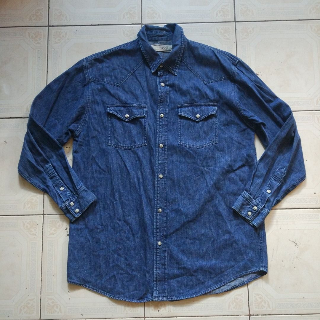 Sunlucas Western Longsleeve M (Category: Formal Shirts) located in Pasay City. Submitted by denimdude.ph (Listing ID 1466843059, Image 1). Description: .