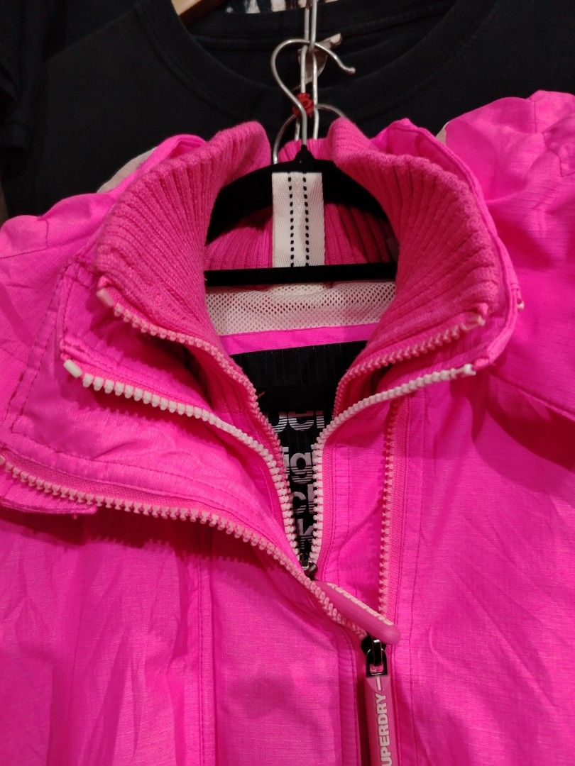 SUPERDRY JACKET WITH HOOD (Category: Coats, Jackets and Outerwear) located in Butuan. Submitted by lovzthriftshop. (Listing ID 1466882171, Image 3). Description: ‼️SUPERDRY JACKET WITH HOOD‼️ ✅ Color : Hot pink ✅ Size : Small on tag ✅ Dimes : 19" x 28".