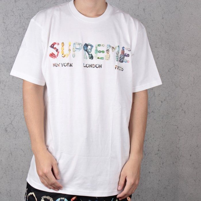 Supreme Rocks Tee White Men’s (Category: Tshirts & Polo Shirts ) located in Cebu City. Submitted by jlturno1999 (Listing ID 1466926660, Image 1). Description: Supreme Rocks Tee White Men’s Excellent condition 19x26 dimensions 9.5/10 color rate No issue.