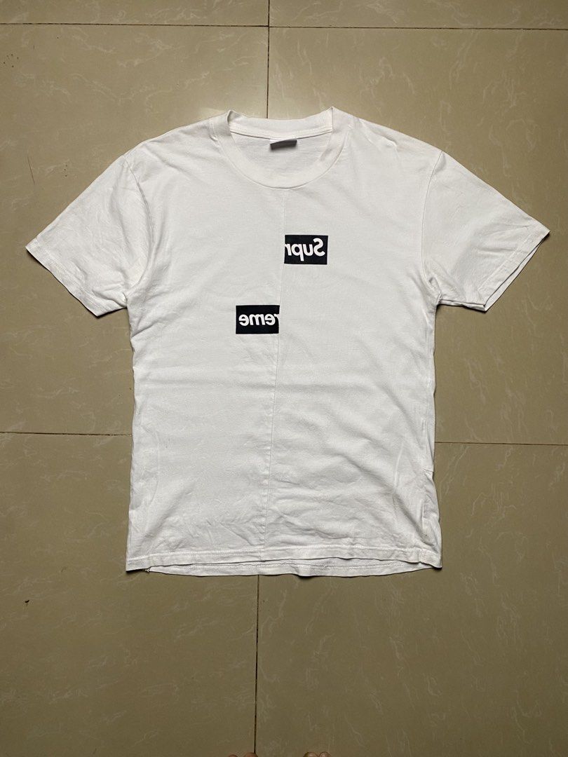 SUPREME X COMME DES GARCONS (Category: Tshirts & Polo Shirts ) located in Davao. Submitted by maikes_finds (Listing ID 1466905786, Image 1). Description: SIZE MEDIUM 19x27.5 NO MAJOR ISSUE .