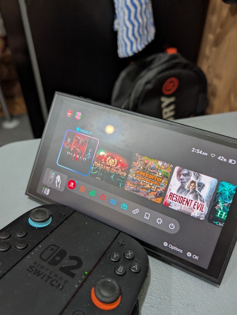 Switch 2 w/ Games Account (Category: Nintendo) located in Caloocan City. Submitted by rainieryanguasabordo (Listing ID 1466963390, Image 1). Description: Comes with game Account including all games in the photo. Contact: +63 995 150 9181/63949 629 8841.