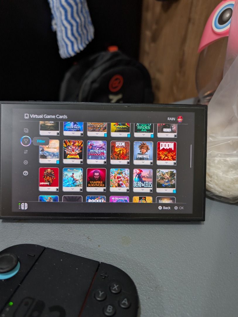 Switch 2 w/ Games Account (Category: Nintendo) located in Caloocan City. Submitted by rainieryanguasabordo (Listing ID 1466963390, Image 3). Description: Comes with game Account including all games in the photo. Contact: +63 995 150 9181/63949 629 8841.