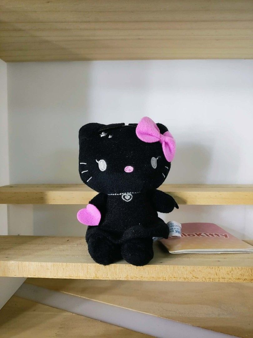 take all 2pcs hello kitty plushies for 299 (Category: Plushies & Soft Toys) located in Caloocan City. Submitted by jark_moonshop (Listing ID 1466802565, Image 2). Description: - Set of 2 unique Kitty plushies for Sanrio collectors - Goth Kitty: Black dress, matching bow, necklace, and pink heart - Tracksuit Kitty: Stylish pink tracksuit and heart-shaped sunglasses - Condition: Brand new with original tags still attached - Material: Ultra-soft plu