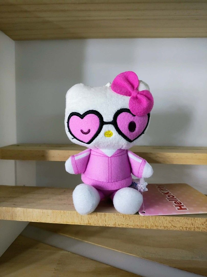 take all 2pcs hello kitty plushies for 299 (Category: Plushies & Soft Toys) located in Caloocan City. Submitted by jark_moonshop (Listing ID 1466802565, Image 3). Description: - Set of 2 unique Kitty plushies for Sanrio collectors - Goth Kitty: Black dress, matching bow, necklace, and pink heart - Tracksuit Kitty: Stylish pink tracksuit and heart-shaped sunglasses - Condition: Brand new with original tags still attached - Material: Ultra-soft plu