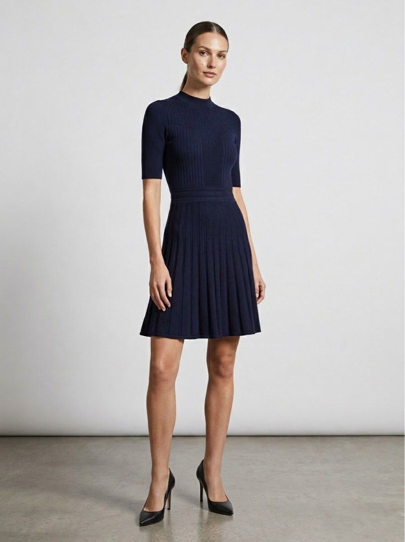 TED BAKER “OLIVINN” KNIT SKATER DRESS (Category: Dresses) located in Pasig City. Submitted by vetementsdemanila (Listing ID 1466896155, Image 2). Description: TED BAKER “OLIVINN” KNIT SKATER DRESS New without tags Size: 1 Bust: 32 inches Waist: 26 inches Length: 38 inches P1980 PLUS SHIPPING.
