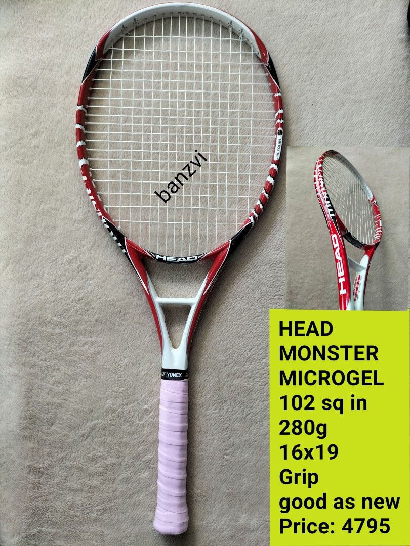 Tennis Racket original (Category: Racket and Ball Sports) located in Cainta. Submitted by banzvi73 (Listing ID 1466859192, Image 3). Description: 👍💯 original 👉NO COD/COP PROVINCE 👉Shipping Nationwide 📍 Cainta Rizal prices posted on each picture .