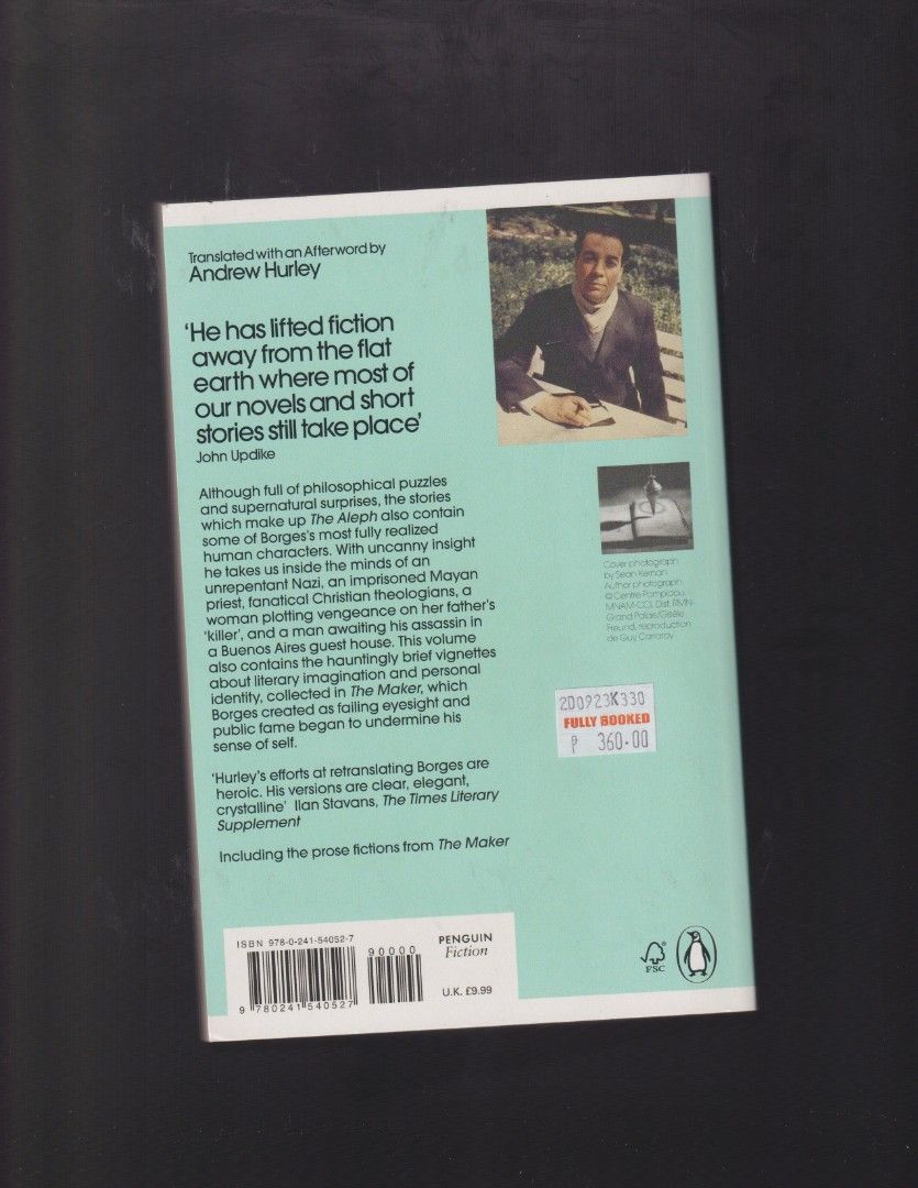 The aleph (Category: Storybooks) located in Quezon City. Submitted by fruitspunchsamurai14 (Listing ID 1466867454, Image 2). Description: bought in fullybooked.