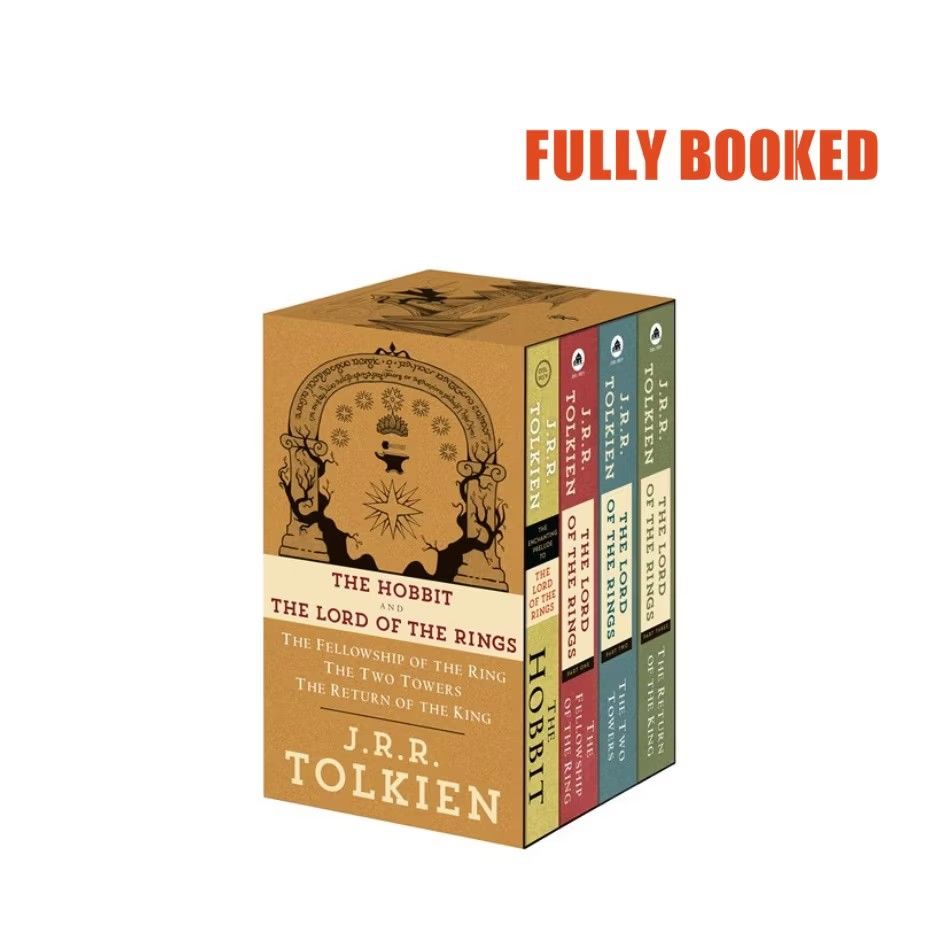 The hobbit (Category: Storybooks) located in Makati City. Submitted by owlthriftstore (Listing ID 1466810443, Image 3). Description: Fullybooked Pocketbook size Book. J.R.R. Tolkien’s renowned 4-Book Boxed Set, featuring The Hobbit and The Lord of the Rings trilogy (The Fellowship of the Ring, The Two Towers, and The Return of the King), presents the ultimate foundation of modern high fantasy. Beginning with Bilbo Baggins' unexpected quest to rec