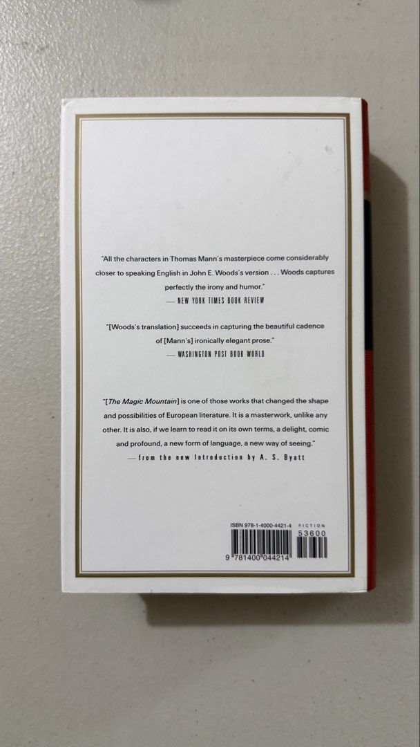 The Magic Mountain by Thomas Mann (Everyman’s Library) (Category: Storybooks) located in Binan City. Submitted by greatreads (Listing ID 1466907055, Image 3). Description: This book is brand new, hardcover. Final price is posted..