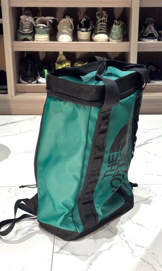 The North Face Base Camp Fuse Box Backpack (Category: Backpacks) located in Quezon City. Submitted by helloimcharles (Listing ID 1466965162, Image 3). Description: -Color: Green and black -Padded back panel and shoulder straps for a comfortable carry -Top lid with large zipper pulls provides easy access to the main compartment -External, secure-zip front pocket, Internal, secure-zip mesh pocket with a key clip plus a second internal pocket for mo