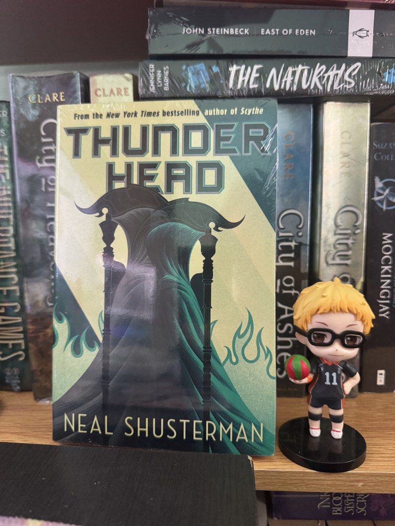 Thunderhead by Neal Shusterman (Category: Storybooks) located in Glan. Submitted by jvalerie (Listing ID 1466778726, Image 1). Description: - Title: Thunderhead (Book 2 in the Scythe series) - Author: Neal Shusterman - Genre: Young Adult Dystopian Fiction - Format: Standard Paperback - Publisher: Walker Books - ISBN: 978-1-5295-1455-1 - Plot: Continues the gripping journey of Rowan and Citra - Condition: has a tear on the back cover; remedied wit