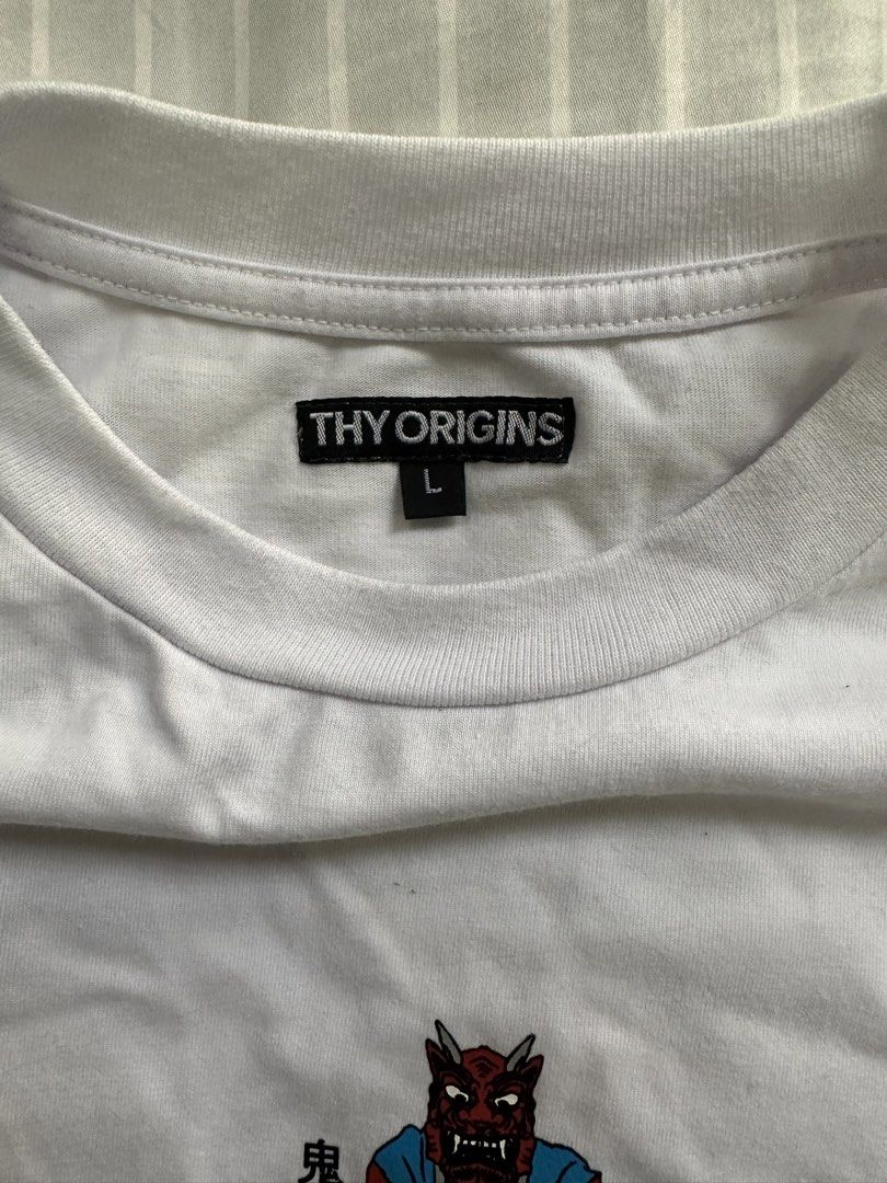 Thy origins White Oni Shirt (Category: Tshirts & Polo Shirts ) located in Manila. Submitted by ilovemikunakano (Listing ID 1466913549, Image 3). Description: .