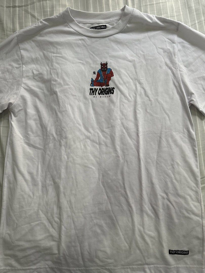 Thy origins White Oni Shirt (Category: Tshirts & Polo Shirts ) located in Manila. Submitted by ilovemikunakano (Listing ID 1466913549, Image 1). Description: .