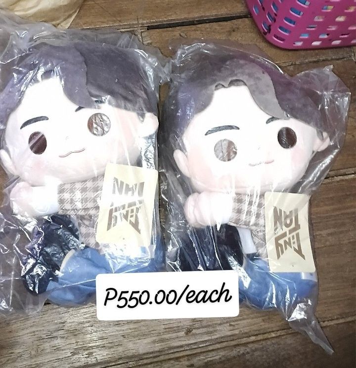 TINYTAN 2 CONNECTING PLUSHIE + LYING PLUSHIE JUNGKOOK ONLY (Category: Plushies & Soft Toys) located in Quezon City. Submitted by 4_leaf_clover (Listing ID 1461071383, Image 1). Description: ON-HAND READY TO SHIP WITH TAGS AND PLASTIC 1 JK available LOC. QC SDD_JNT DM.
