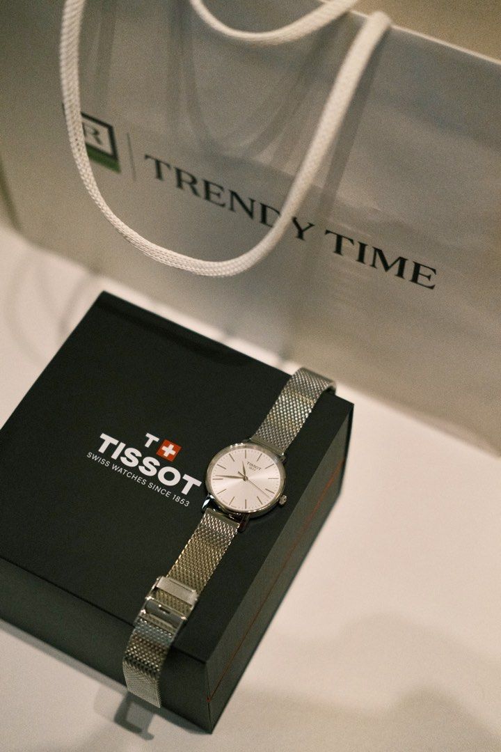 Tissot 1853 Swiss Watch Silver Mesh Strap (Category: Women's Watches) located in San Miguel. Submitted by sessi (Listing ID 1466774745, Image 1). Description: - Authentic Tissot 1853 classic timepiece Almost brand new. Used around 3-4 times only. Bought in Qatar. Reason for selling: decluttering.