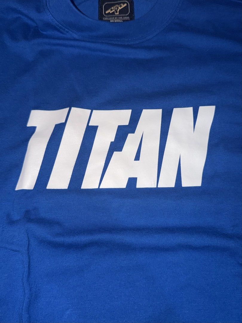 Titan Shirt (Category: Shirts) located in San Pedro. Submitted by lovedbymeclothes (Listing ID 1466928347, Image 3). Description: Size 2xs on tag but fits Small to semi large women No issue used twice only bought from titan nuvali.