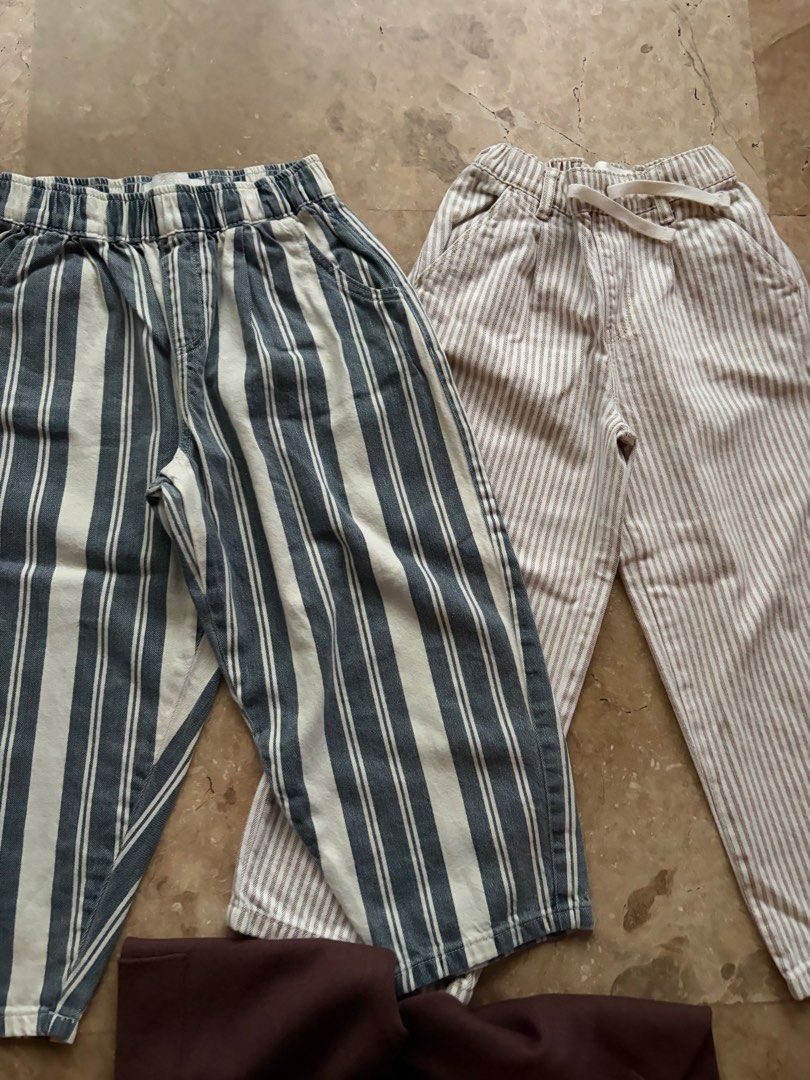 Toddler’s Zara Pants Bundle (Category: Babies & Kids Fashion) located in Quezon City. Submitted by tidyup.lara (Listing ID 1466970891, Image 3). Description: Buy all in photo for PHP 350 Best fits 6 years old, 116cm Condition 9/10: good as new .