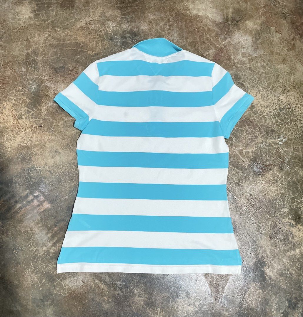 Tommy Hilfiger polo shirt (Category: Shirts) located in Davao. Submitted by mj_designervintagecurator (Listing ID 1466804650, Image 3). Description: 📌in good condition 📌best fit large 📌shoulder 14- bust 40- armpit 18- length 28 inches .