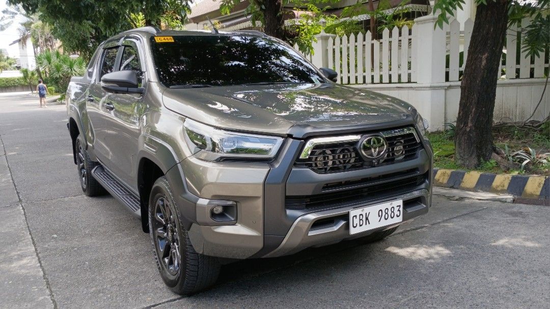 Toyota Hilux 2.4 Conquest Auto (Category: Used Cars) located in Angeles City. Submitted by alfiebalajadia (Listing ID 1466790395, Image 3). Description: Price ; 1.5550m Serious Buyer Only Location ; Angeles City 2023 Toyota Hilux Conquest V 4x2 Automatic Diesel 2.4-liter Odo 17,165km ( Scan Ok) Peace of Mind 💯 Casa Record Manual Brooklet Service Record 💯 Smell Brand New Brand New Condition Quality 💯 Color ; Oxide Bronze Metalic Dual Aircon Air