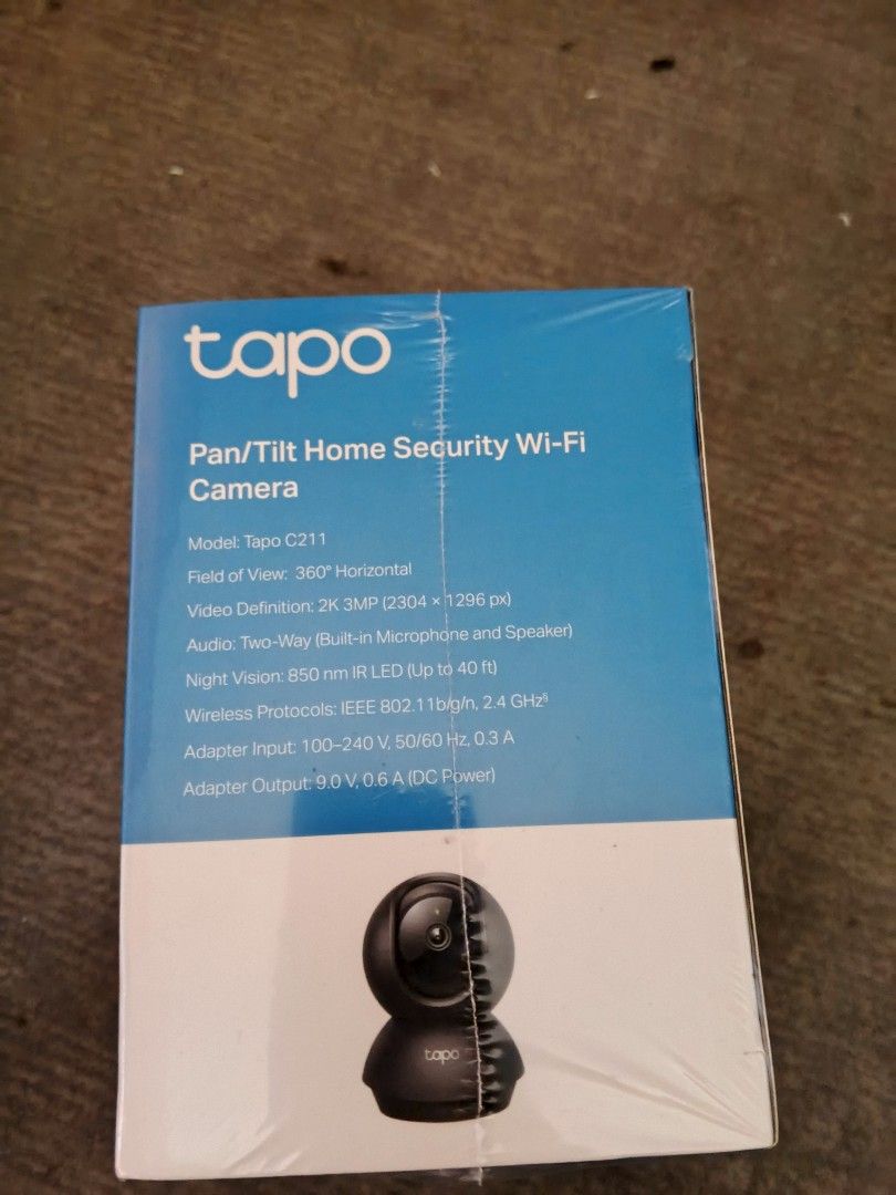 TP-Link Tapo C211 Pan/Tilt Home Security Wi-Fi Camera Bundle (Category: Security Systems & CCTV Cameras) located in Manila. Submitted by brightdolphin.2884f5 (Listing ID 1466859064, Image 3). Description: - Brand: TP-Link Tapo C211 2K Home Security Camera (Black) - Includes free Lexar 128GB microSDXC memory card ready for recording - Crystal clear 2K resolution with 360° horizontal view & smart motion tracking - Advanced features: Night vision up