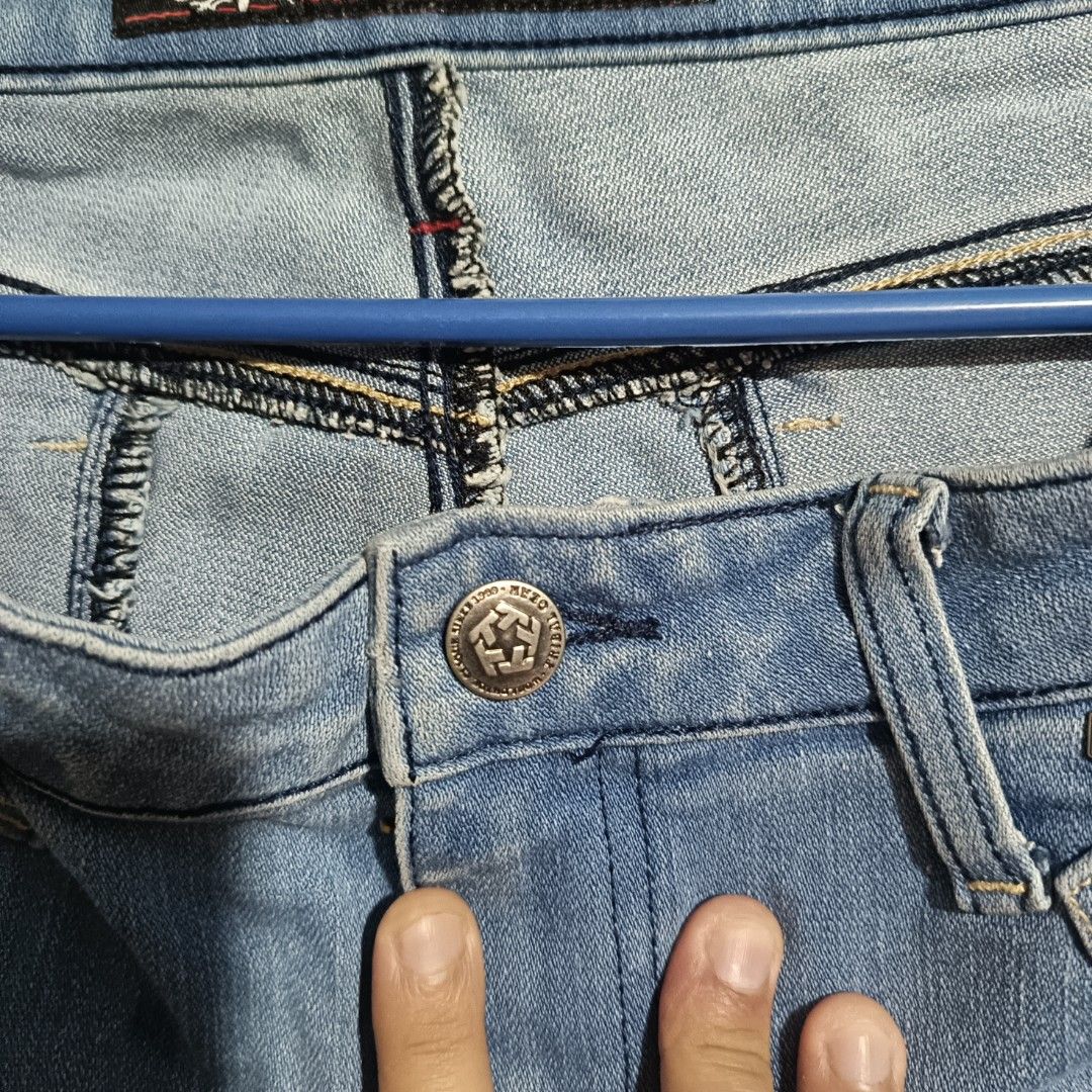 TRIBAL DENIM JEANS SIZE 33 (Category: Jeans) located in Quezon City. Submitted by zoesmithshop (Listing ID 1466800005, Image 3). Description: SIZE- 33 NO ISSUE GOOD CONDITION COTTON MATERIAL DENIM BLUE COLOR.