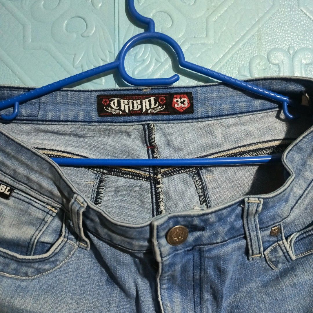TRIBAL DENIM JEANS SIZE 33 (Category: Jeans) located in Quezon City. Submitted by zoesmithshop (Listing ID 1466800005, Image 2). Description: SIZE- 33 NO ISSUE GOOD CONDITION COTTON MATERIAL DENIM BLUE COLOR.