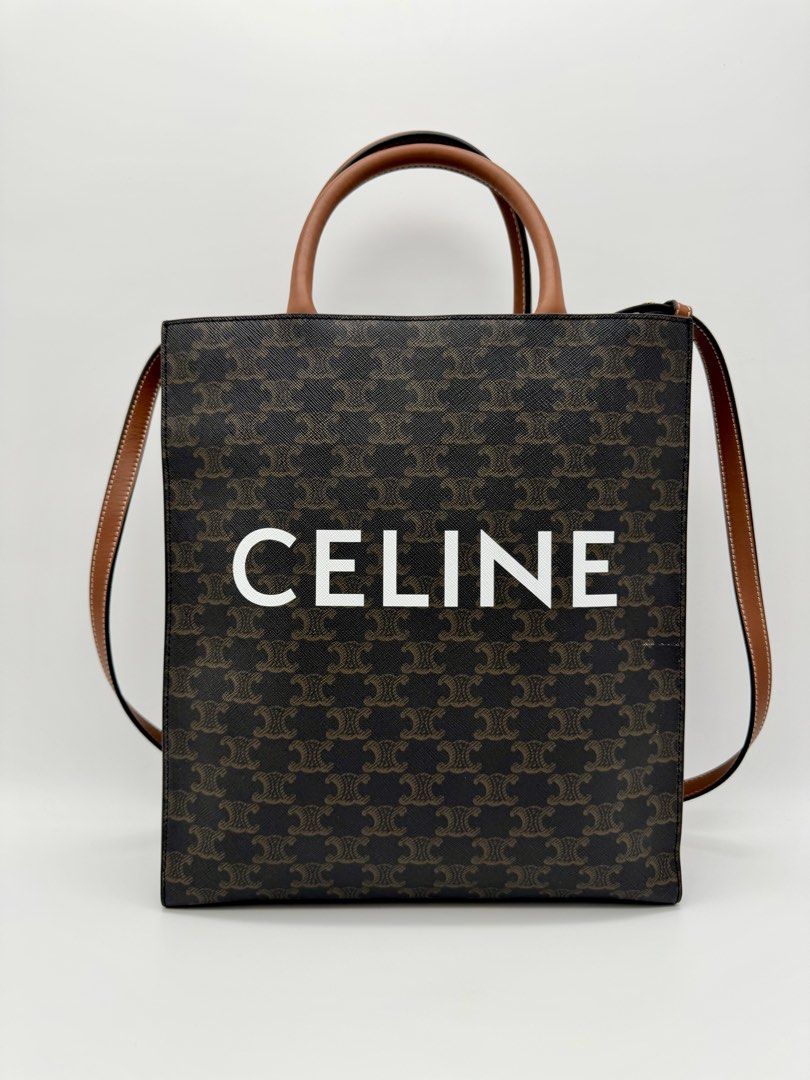 Triomphe Small Cabas Vertical Tote Bag (Category: Tote Bags) located in Tiaong. Submitted by purseloveph (Listing ID 1466941728, Image 1). Description: ❣️PLEASE TAKE THE TIME TO READ❣️ Celine Small Cabas Vertical in Triomphe Canvas Approx. L 11 X H 13 X W 3 inches 📌ONHAND? Yes 📌STILL AVAILABLE? Item not marked as sold means available ❌NO LALAMOVE/GRAB ETC. ❌NO COD ❌NO RESERVATION ❌NO WHEN WORN ✅SAME DAY SHIPPING CUT OFF 12nn ✅ALL SALES ARE FINA