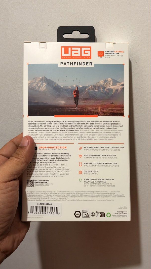 UAG Pathfinder Case Black for iPhone 18 Pro and iPhone 17 Pro (Category: Cases & Sleeves) located in Taguig. Submitted by appweard (Listing ID 1466892465, Image 3). Description: Selling ✅UAG Pathfinder Series for iPhone 17 Pro and iPhone 18 Pro ✅ Black (looks good to any color of iPhone) ✅Brand New and never used ✅SRP is Php 3,830.93 ✅Selling only for Php 2,190.00 The Pathfinder Series Case is the ideal choice for those seeking a rugged, adventur