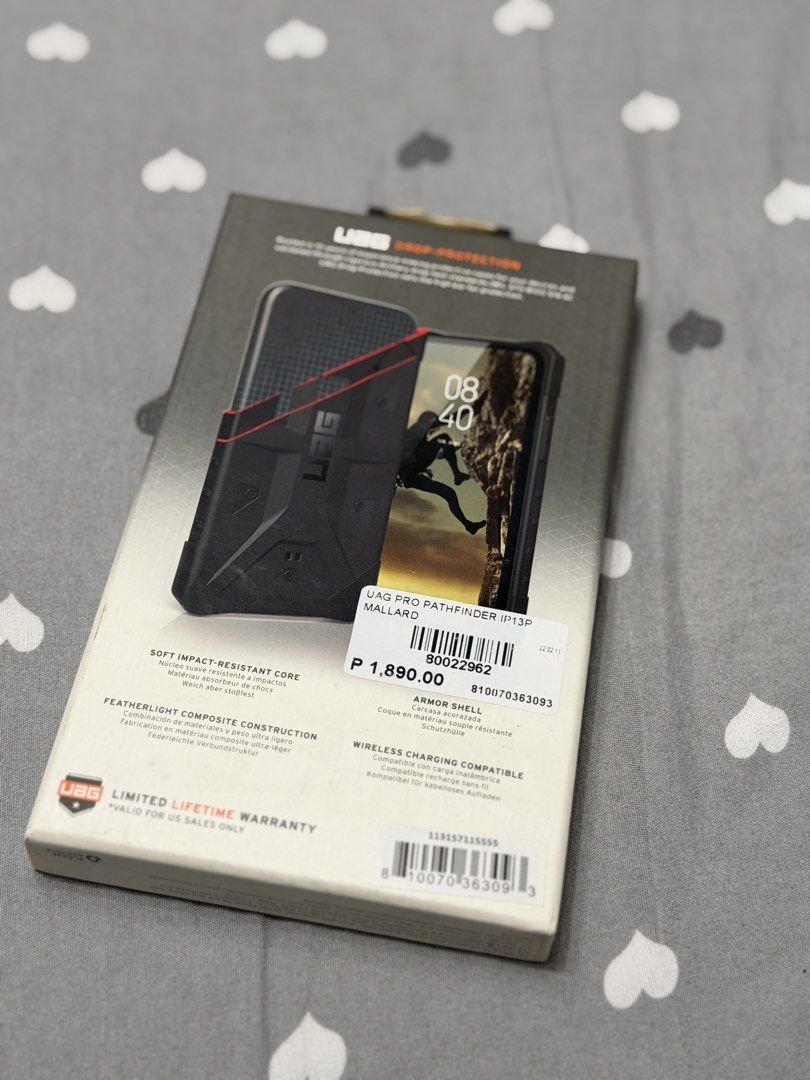 UAG Pathfinder Iphone 13 Pro Case Cover (Category: Cases & Sleeves) located in Taytay. Submitted by mipreluxe2 (Listing ID 1466776516, Image 2). Description: Brandnew in box Bought in Powermac Unused (I forgot I still have this case).