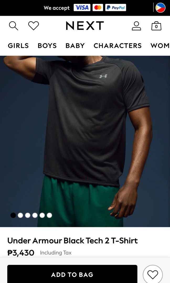UNDER ARMOUR BLACK TECH 2 T SHIRT (Category: Tshirts & Polo Shirts ) located in General Mariano Alvarez. Submitted by adonid (Listing ID 1466787878, Image 2). Description: UNDER ARMOUR BLACK TECH 2 T SHIRT GOOD CONDITION NORMAL SIGN OF USAGE ONLY W36 L 27.