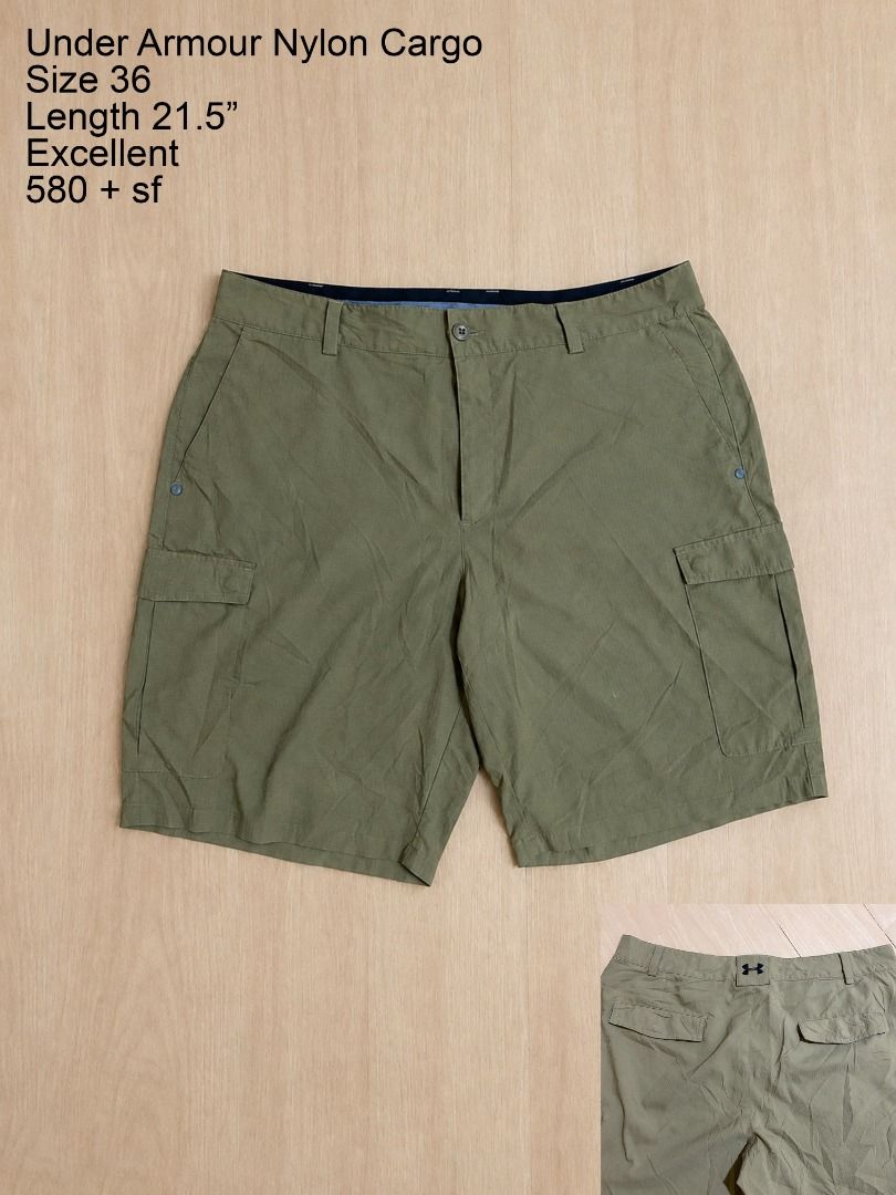 Under Armour Nylon Cargo Shorts (Category: Shorts) located in Cadiz. Submitted by thespotcdz (Listing ID 1466809651, Image 1). Description: Size 36 on tag Length 21.5" Excellent condition.