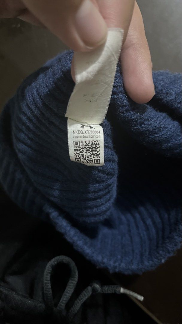Under Armour Project Rock Freedom Respect Ribbed Beanie (Category: Beanies) located in Porac. Submitted by macky.ron (Listing ID 1466962321, Image 3). Description: Condition:9.7/10 Color rate:9.7/10 Issue (s): None Complete Tags.