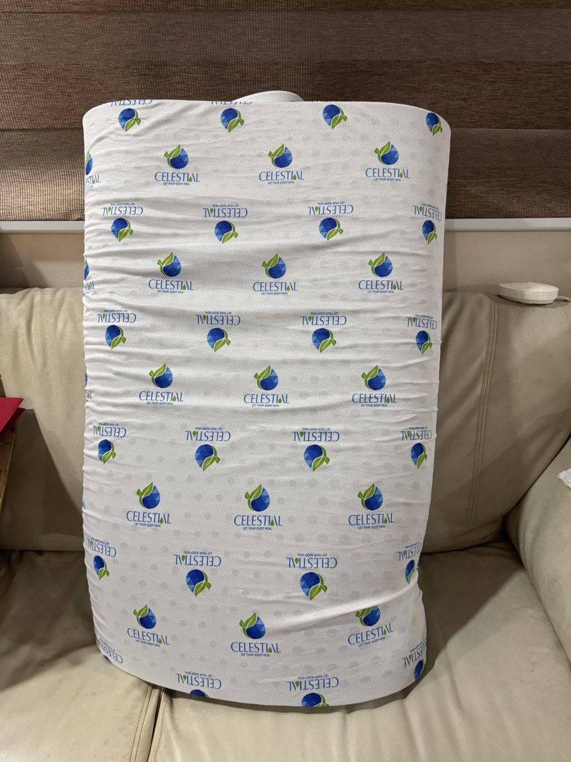 UNUSED Celestial Health Mattress (Category: Bed Frames & Mattresses) located in Manila. Submitted by tinseyra (Listing ID 1466795017, Image 1). Description: Negotiable for sure buyers Celestial Twin / Single Matress Tourmaline Claims of Celestial Health Company: — Orthopedic Benefits — Helps with Deeper Sleep — Self Cooling & Anti-Mite / Anti Bacterial .
