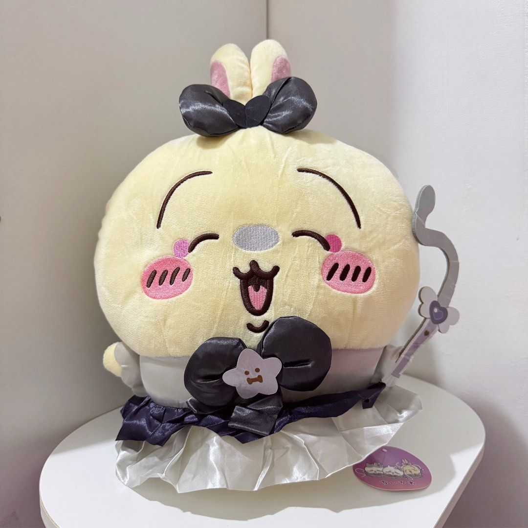 Usagi Chiikawa Dark Magic Big Plush with Papertag (Category: Plushies & Soft Toys) located in Manila. Submitted by ashyyel_ (Listing ID 1466842251, Image 1). Description: .