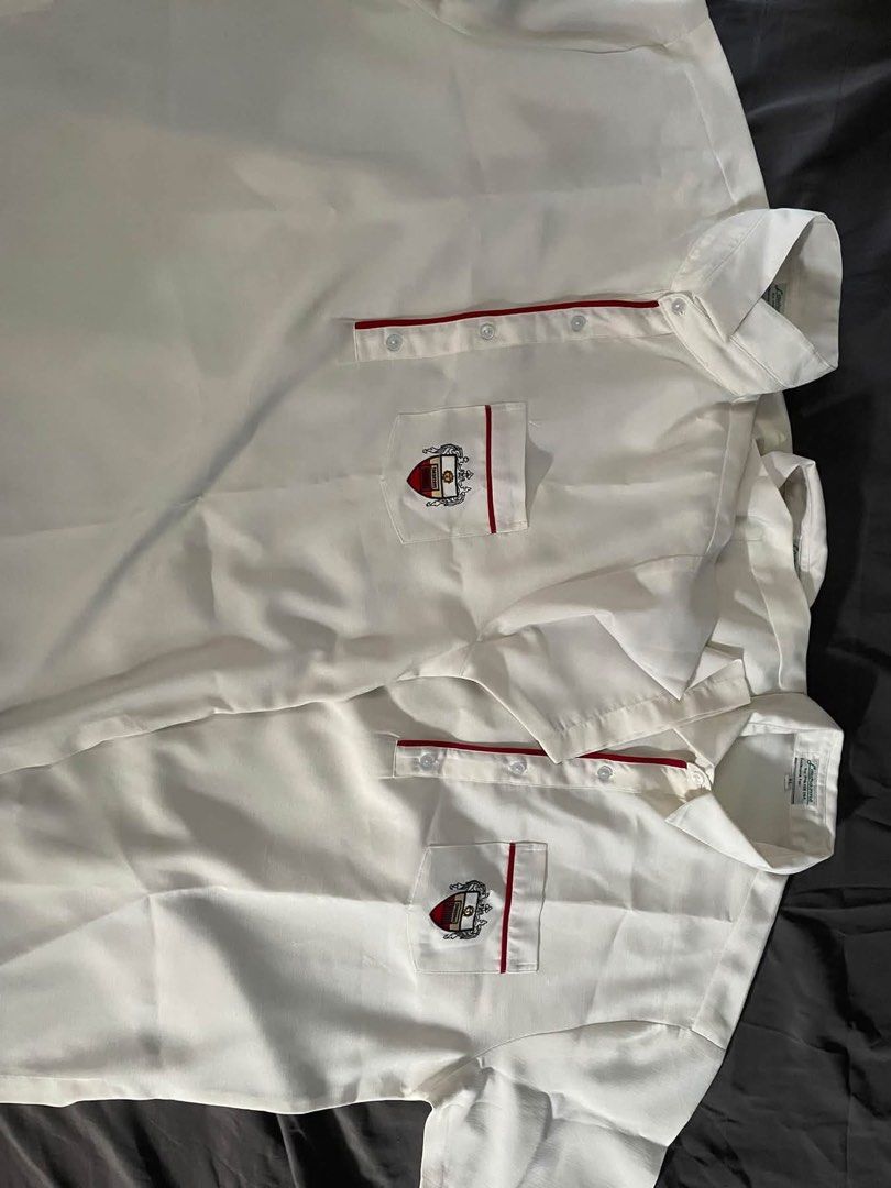 UST AMV Type A Uniform XL (Category: Formal Shirts) located in Valenzuela. Submitted by tybur (Listing ID 1466902050, Image 2). Description: - Size: XL - Condition: Clean fabric with neat stitching. No visible stains and flaws - 3 PCS Available sold as set - ₱450 each *price is negotiable* 📍Caloocan & Valenzuela City.