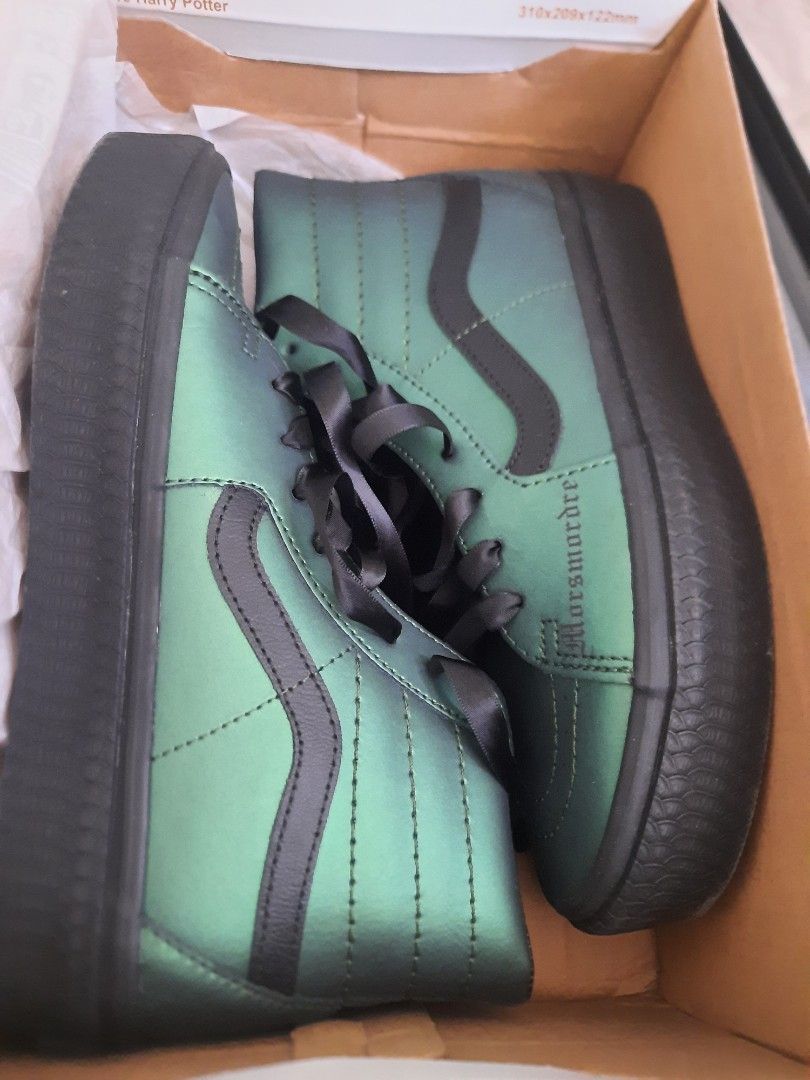 Vans × Harry potter limited edition (Category: Boots) located in Quezon City. Submitted by misiamitch (Listing ID 1466807642, Image 1). Description: AUTHENTIC, Used once only for costume party. Good as new with box. Smooth w/out flaws..