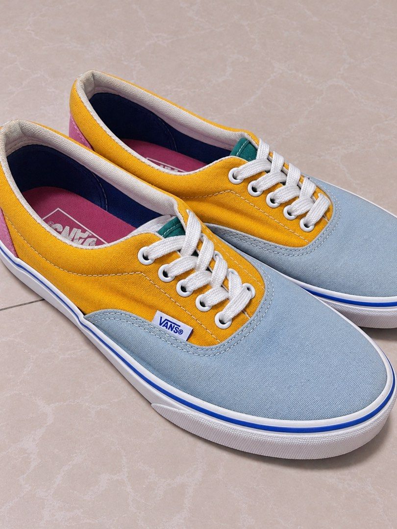 Vans Era Canvas ‘Colorblock’ (Category: Sneakers) located in Manila. Submitted by fcaleb022713960 (Listing ID 1466911609, Image 2). Description: - Pre-Loved Vans Sneakers - Minor stains, unnoticeable from afar .