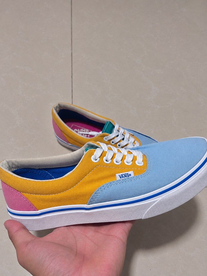 Vans Era Canvas ‘Colorblock’ (Category: Sneakers) located in Manila. Submitted by fcaleb022713960 (Listing ID 1466911609, Image 3). Description: - Pre-Loved Vans Sneakers - Minor stains, unnoticeable from afar .