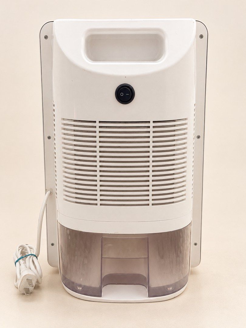 VCJ Dehumidifier (Imported)🇰🇷 (Category: Air Purifiers & Dehumidifiers) located in Quezon City. Submitted by ShopNShip (Listing ID 1466795172, Image 2). Description: Brand VCJ Dehumidifier Model KNE-CS-812 Specification: Type Mini dehumidifier with digital display Rated power Approximately 25–30 W Water tank Listed as 1.0–2.5 L across variants Voltage: 220 V Humidity removal One listing states up to 0.3 L/day Air purification too.