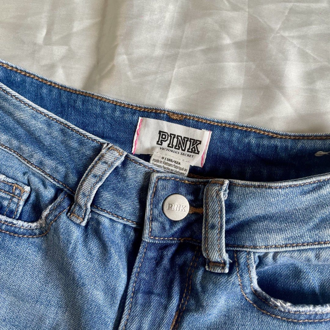 Victoria’s Secret Pink Micro Short (Category: Shorts) located in Manila. Submitted by oc.wardrobe (Listing ID 1466952539, Image 3). Description: waist 25 to 27 .
