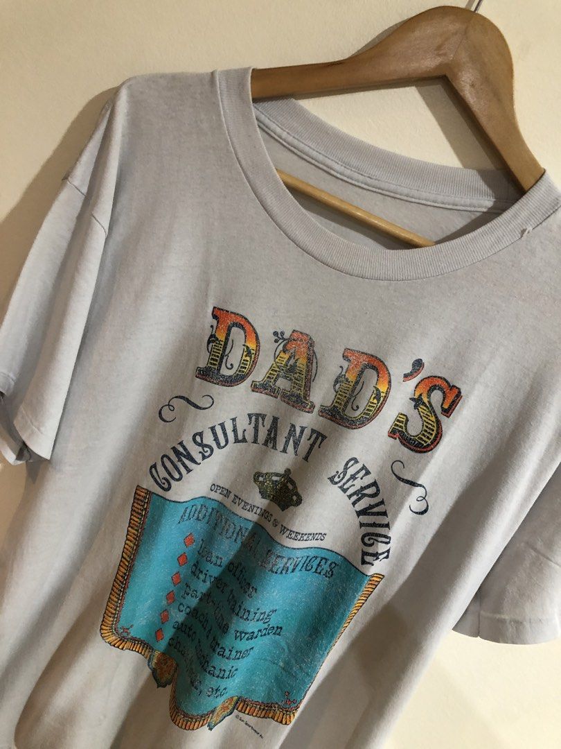 Vintage 70s Dads Consulting Service Tee (Category: Tshirts & Polo Shirts ) located in Manila. Submitted by picklerick_collects (Listing ID 1466877510, Image 2). Description: .