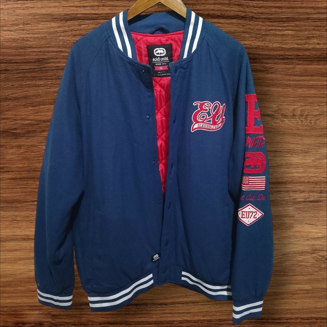 Vintage echo varsity jacket (Category: Coats, Jackets and Outerwear) located in Manila. Submitted by the.good.thrift (Listing ID 1466918081, Image 2). Description: vintage echo varsity jacket diamond stitch size xl.