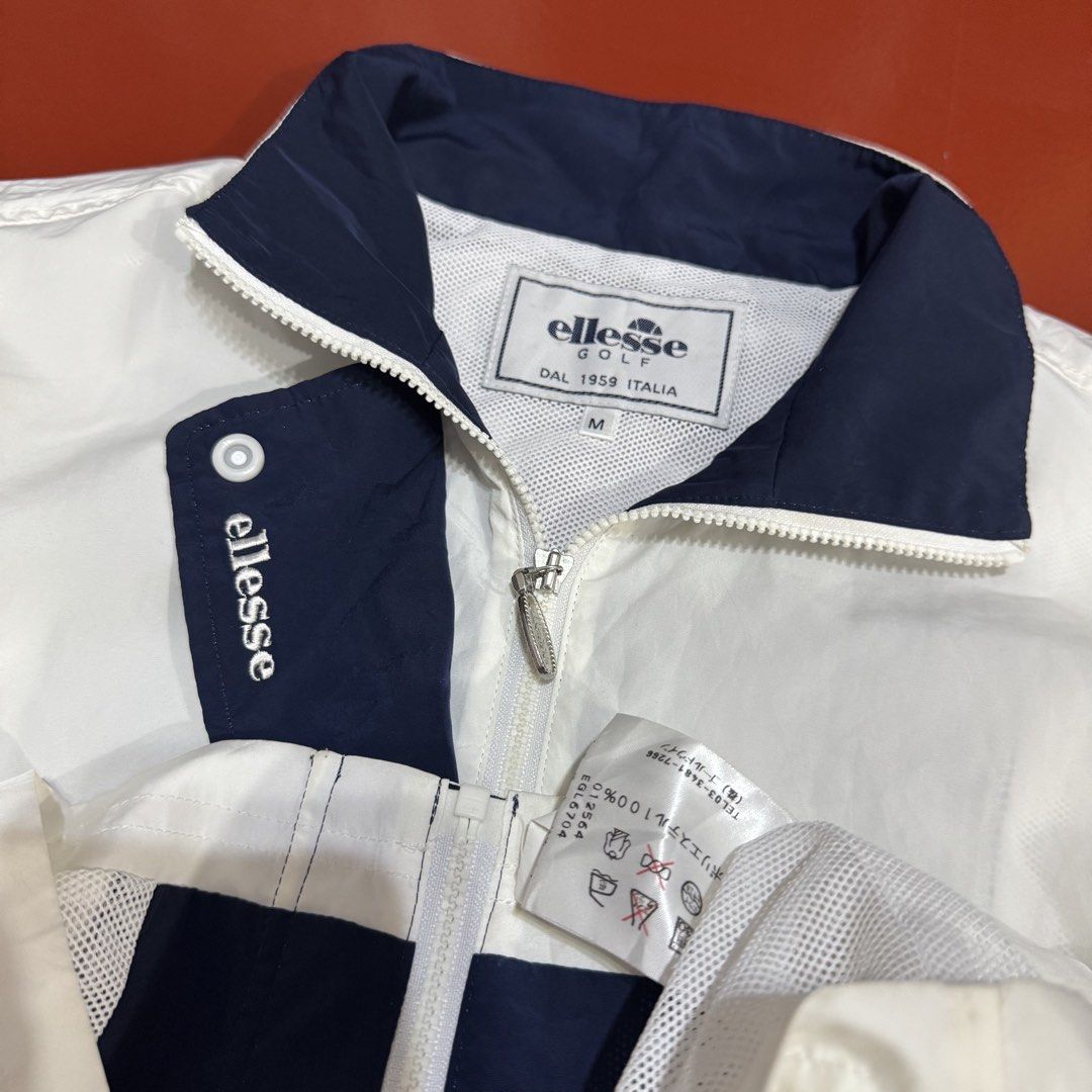 VINTAGE ELLESSE WINDBREAKER JACKET (Category: Coats, Jackets and Outerwear) located in Pasig City. Submitted by buzzthrifty (Listing ID 1466944848, Image 3). Description: SIZE M-L 21x27 EXCELLENT CONDITION WASH ONLY.