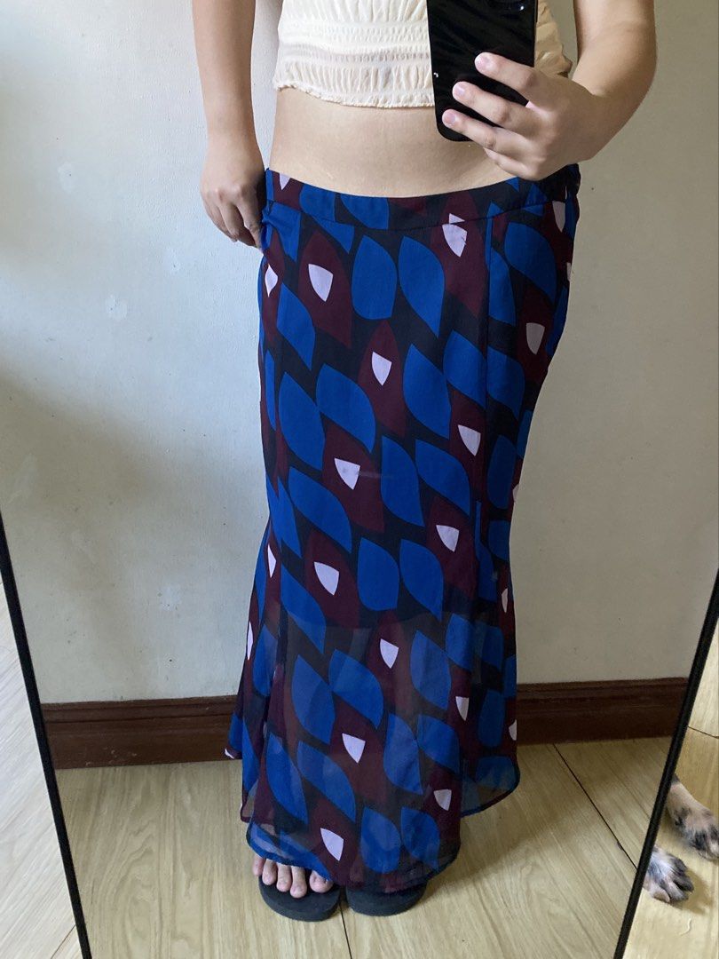 vintage flowy mesh midi skirt (Category: Skirts) located in Manaoag. Submitted by wewhorewhat (Listing ID 1464098741, Image 1). Description: size 26-28 length 31 for keeps di lang kasya rfs di kasya huhu.