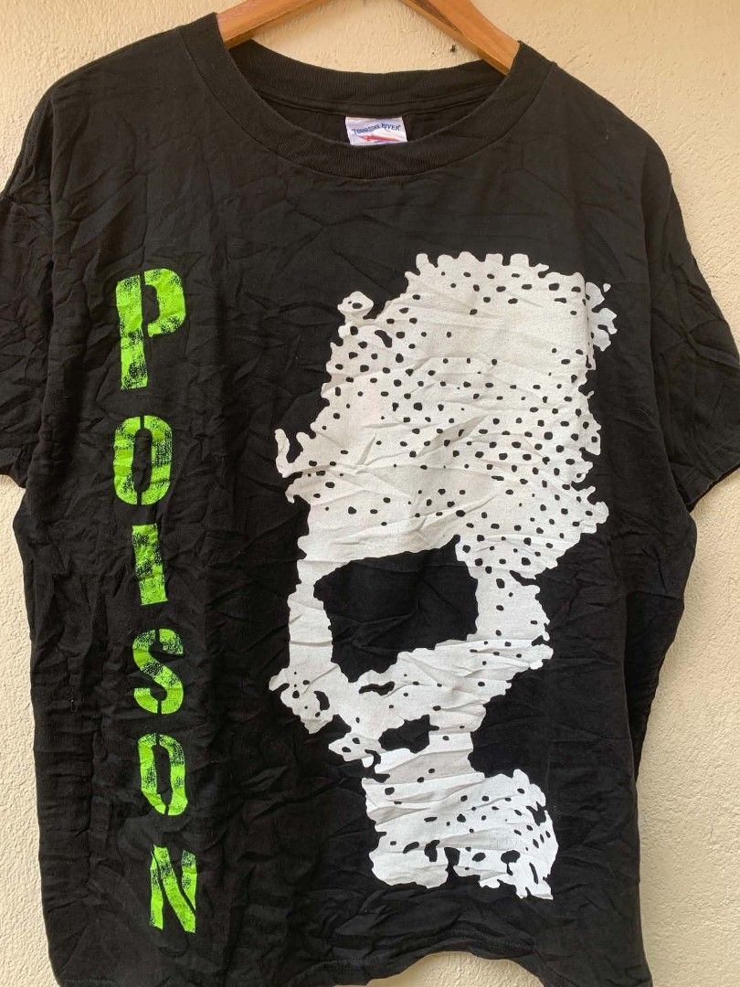 Vintage Poison band tee (Category: Tshirts & Polo Shirts ) located in Maasin. Submitted by bonitofer (Listing ID 1466820042, Image 3). Description: Vintage Poison band tee size Large on Tennessee tag verygood condition.